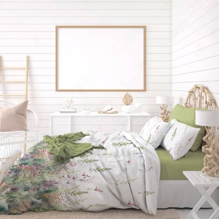 Completo letto arredo in Percalle ‘Eden’