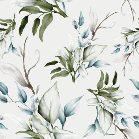 Completo letto arredo in Percalle ‘Leaves’