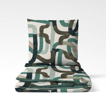 Copripiumino in Percalle “Geometric”