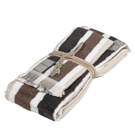 gradazioni coppia ospite e asciugamano