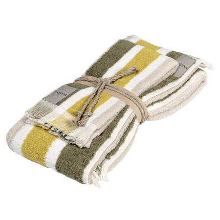 gradazioni coppia ospite e asciugamano