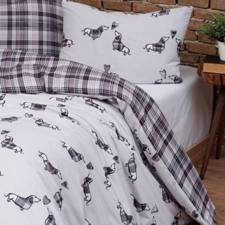 Parure copripiumino Bassotti Daunex con federa Double Face