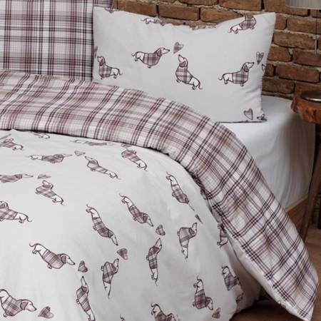 Parure copripiumino Bassotti Daunex con federa Double Face