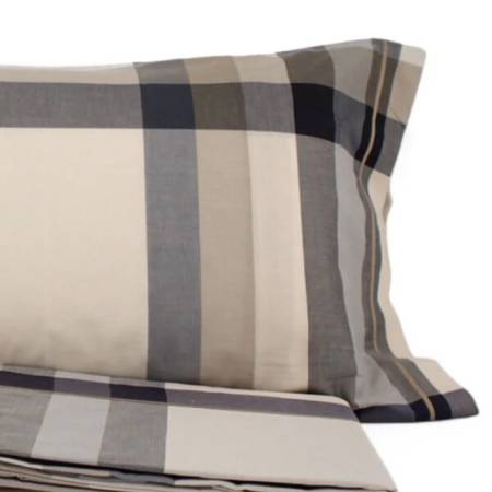 Parure copripiumino matrimoniale bossi in cotone tinto in filo Rhino