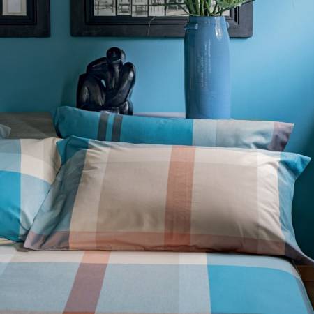 Parure lenzuola Balmoral tinte in filo Bossi