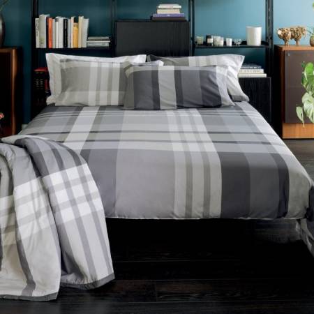 Parure lenzuola Duff tinte in filo Bossi