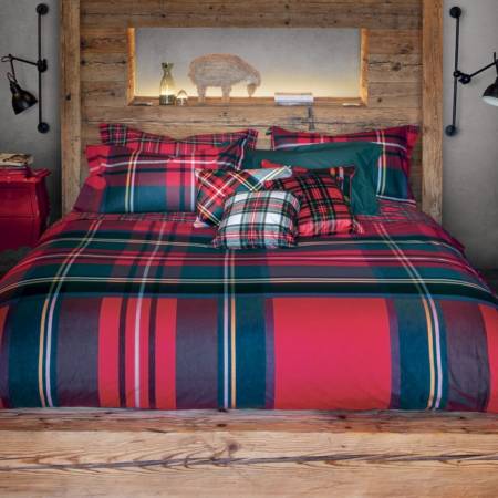 Parure lenzuola Gregor tinte in filo 