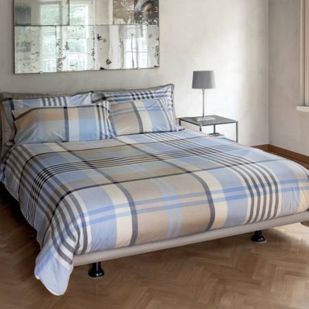 Parure lenzuola Hope tinte in filo Bossi