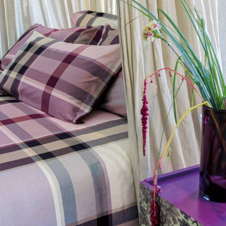 Parure lenzuola Venus tinte in filo Bossi