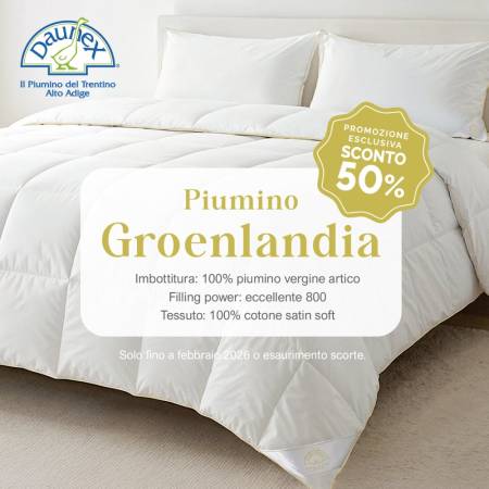 Piumino Groenlandia warm in piumino vergine artico in offerta