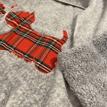 Plaid Morbidotto Daunex con borsa di feltro abbinata Love