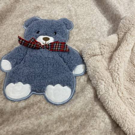 Plaid Morbidotto daunex con borsa di feltro abbinata