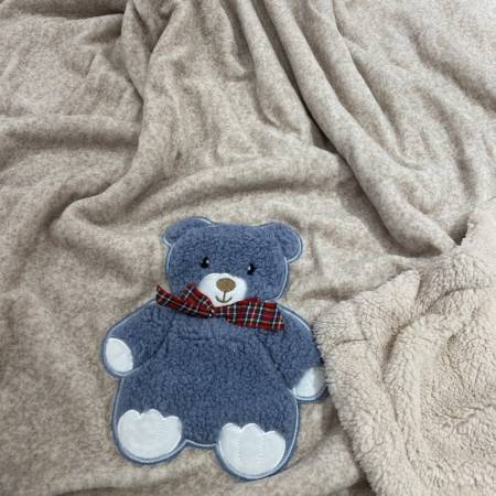 Plaid Morbidotto daunex con borsa di feltro abbinata