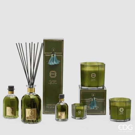 Profumo per Ambiente con Bastoncini Bottiglia Classic Green Utopia