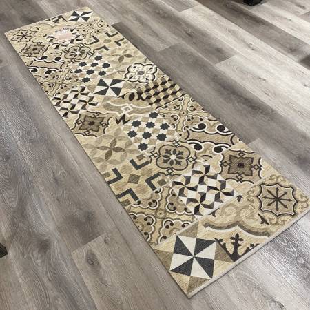 Tappeto cucina Cementine antiscivolo e lavabile in lavatrice