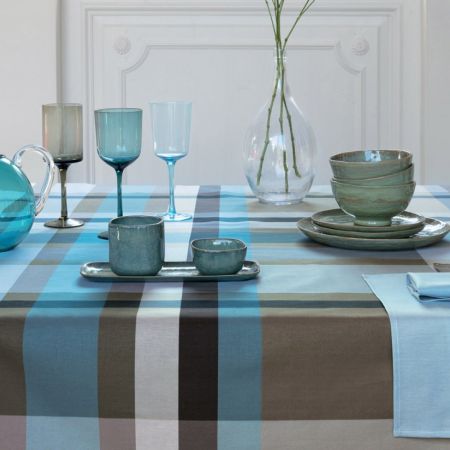 Tovaglia bossi tartan 1361 tinta in filo 