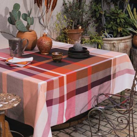 Tovaglia Bossi Tartan 1389 tinta in filo