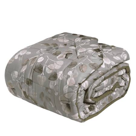 Trapunta invernale Sabi Sabi Grigio Verde Fazzini